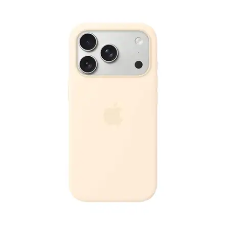 iPhone 17 Pro Silikonový kryt s MagSafe – Vanilkový