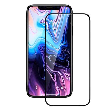 Devia ochranné sklo Van Entire View pro iPhone SE 2022/2020 - Black Frame