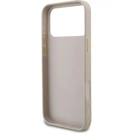 Guess PU 4G Stripe kryt iPhone 17 Pro růžový