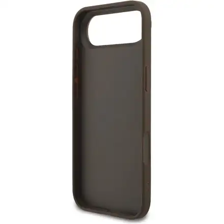 Guess PU 4G Metal Logo Strap kryt iPhone Air hnědý