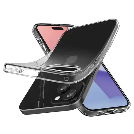 Spigen kryt Crystal Flex pro iPhone 15 - Crystal Clear