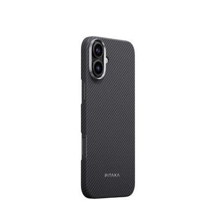 Pitaka kryt Ultra-Slim Case pro iPhone 16-Black/Grey Twill