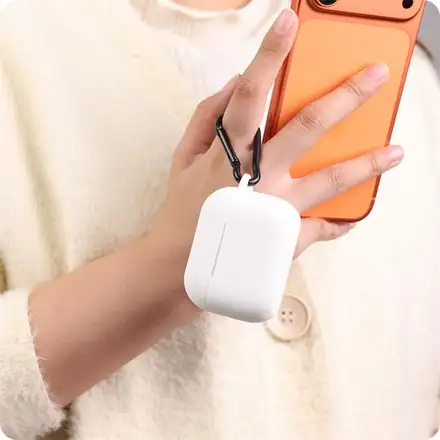 Devia pouzdro Naked Silicone Case pro AirPods Pro 3 - White