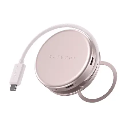 Satechi USB-C Hub OntheGo 5-in-1 Multiport Adapter - Blush
