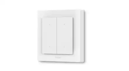 Aqara Smart Home Dvojvypínač (4x tl.,2 kanály) s 2x relé H2 EU - Zigbee a Thread