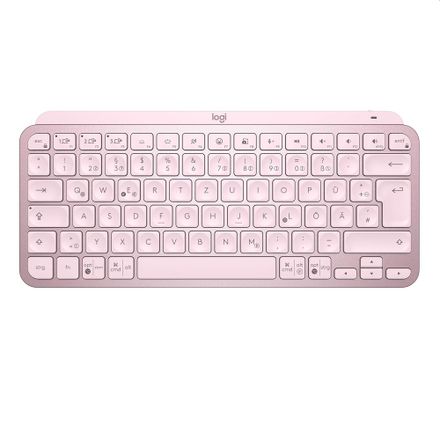 Logitech MX Keys Mini-bezdrátová podsvícená klávesnice, US-růžová