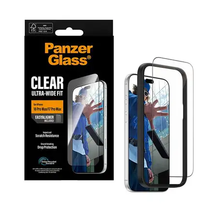 PanzerGlass ochranné sklo UWF pro iPhone 18 Pro Max-Black Frame