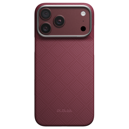 Pitaka kryt Edge Case Argyle pro iPhone 17 Pro/18 Pro - Burgundy