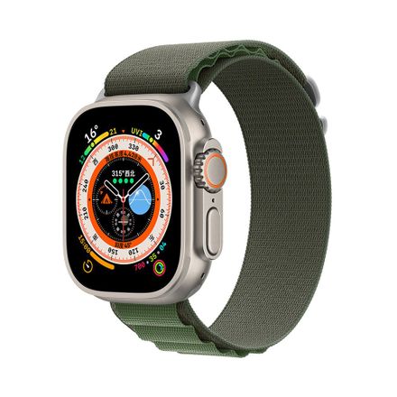 Devia řemínek Deluxe Series Sport5 Nylon Braided Adjustable Band 40/41mm - Army Green