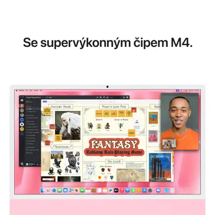 iMac 24" 4.5K Apple M4 10-core CPU 10-core GPU 16GB 512GB Růžový CZ