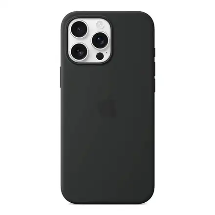 iPhone 16 Pro Max Silicone Case with MagSafe - Černá