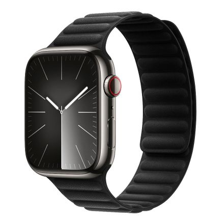 Devia řemínek Deluxe Magnetic Fiber Watch Band 44/45/46mm - Black