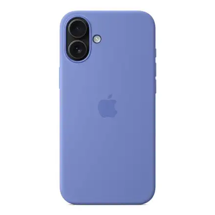 iPhone 16 Plus Silicone Case with MagSafe - Barvínkově fialová
