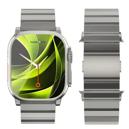 Mobile Origin řemínek Titanium Band Modena pro Apple Watch Ultra 49mm - Natural