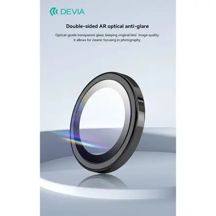 Devia Peak Series Lens Protector pro iPhone 16/16 Plus - Silver