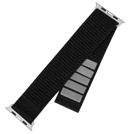 FIXED Nylon Sporty Strap pro Apple Watch 41/40/38 mm, černý