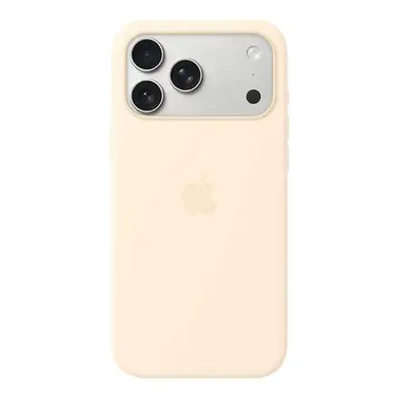 iPhone 17 Pro Max Silikonový kryt s MagSafe – Vanilkový