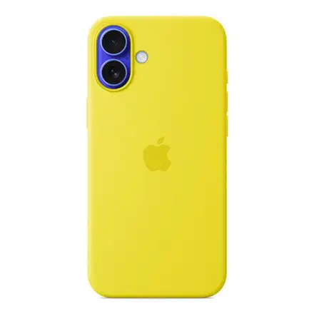 iPhone 16 Plus Silicone Case with MagSafe - Karambolově žlutá