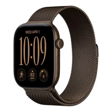 Apple Watch 46mm Dark Bronze Milanese Loop-M/L