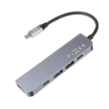 FIXED HUB Mini 5in1 s rozhraním USB-C pro notebooky a tablety