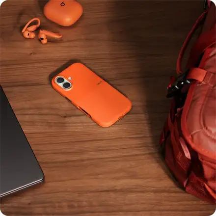 Apple Beats iPhone 17 Rugged Case with MagSafe and Camera Control - Sierra Orange