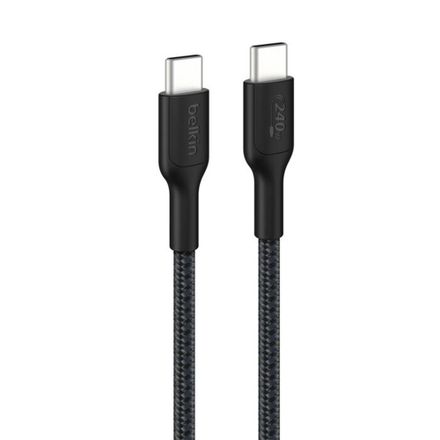 Belkin kabel Boost Charge Pro USB-C to USB-C Braided Cable 240W 1m - Black