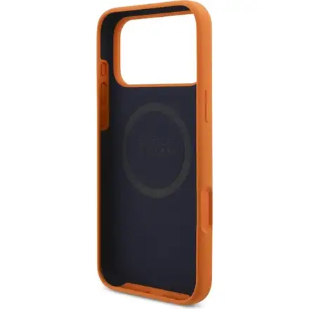 Red Bull Silicone Blue Ring MagSafe Zadní Kryt pro iPhone 17 Pro Max oranžový