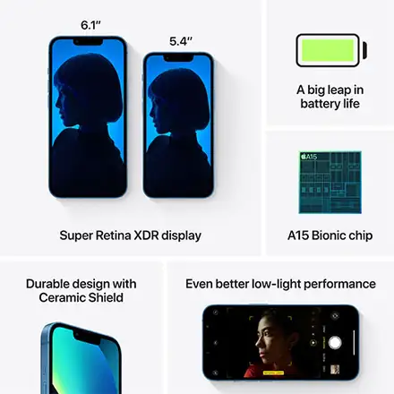 iPhone 13 128 GB Modrý *Třída B*