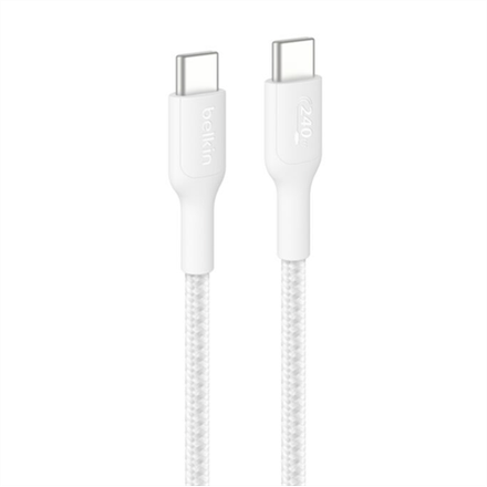 Belkin kabel Boost Charge Pro USB-C to USB-C 240W 3m - bílý