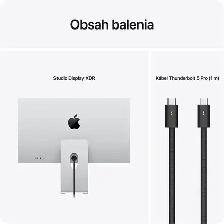 Apple Studio Display XDR - Sklo s nanotexturou - adaptér držáku VESA (Stojan není součástí)