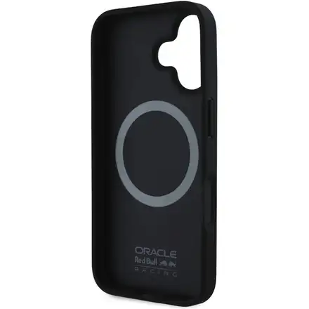 Red Bull Carbon Shiny MagSafe Zadní Kryt pro iPhone 16 černý
