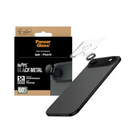PanzerGlass ochranné sklo Hoops pro iPhone Air - Black