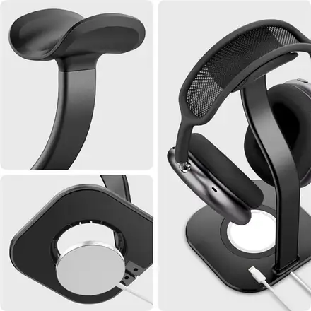 Spigen stojan MagSafe Charger Stand pro AirPods Max - Black