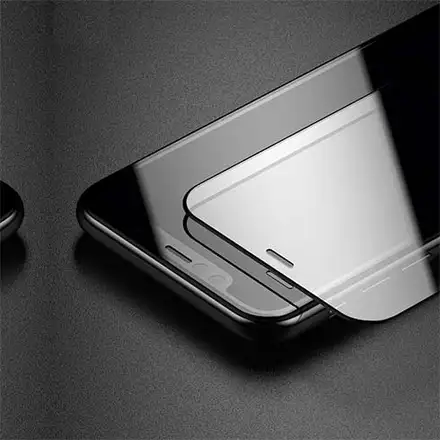 Devia ochranné sklo Van Entire View pro iPhone SE 2022/2020 - Black Frame