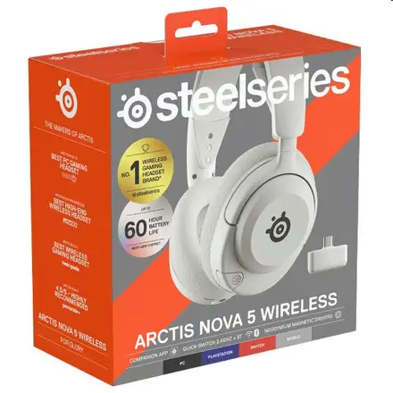 Steelseries Arctis Nova 5 White