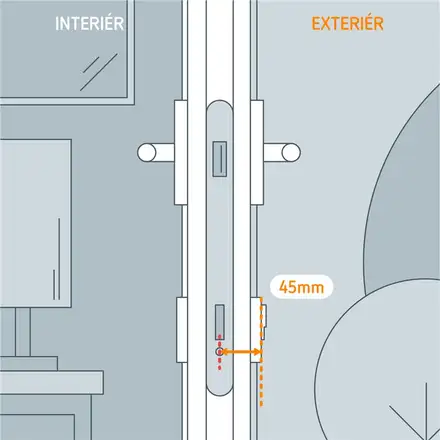 Netatmo Doorlock Extension 45mm