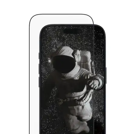 PanzerGlass ochranné sklo UWF Ceramic II pro iPhone 17 Pro - Black Frame