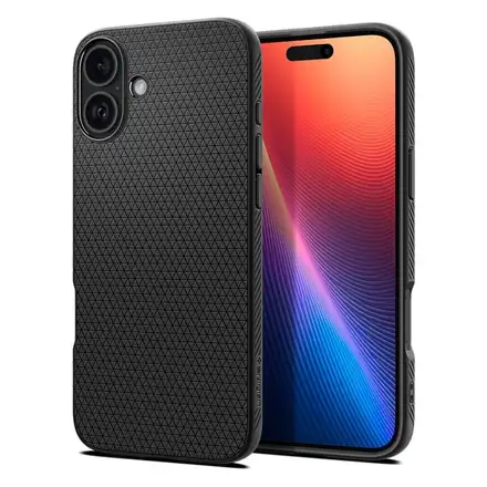 Spigen kryt Liquid Air pro iPhone 16 - Matte Black