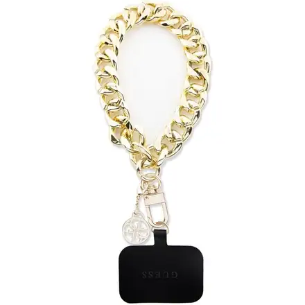 Guess Univerzální Popruh na Ruku 4G Charm zlatý