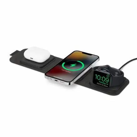 Mophie 3v1 cestovní nabíječka s MagSafe - černá