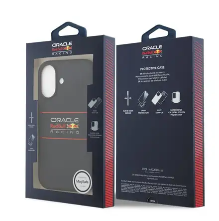 Red Bull Silicone Horizontal Logo MagSafe Zadní Kryt pro iPhone 17 modrý