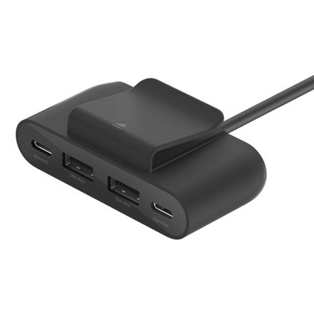 Belkin Boost Charge 4-port USB Power Extender-Black