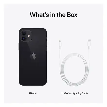 iPhone 12 128 GB Černý *Použitý s DPH – Třída B*