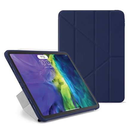 Pipetto pouzdro Origami Case pro iPad Air 10.9" 2022/2020/ iPad Air 11" M2 - Dark Blue