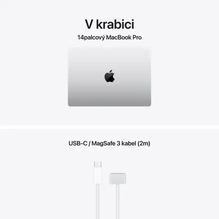 MacBook Pro 14" Apple M5 10core CPU 10core GPU 16GB 1TB Stříbrný CZ