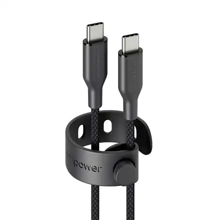 PanzerGlass kabel EMPOWER Racing USB-C na USB-C 1,2 m 60W - černý