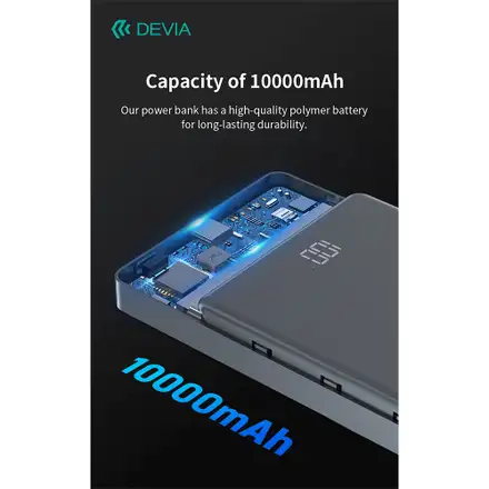Devia powerbank Extreme Speed Series Mini Magnetic 10.000 mAh PD 20W-Space Gray