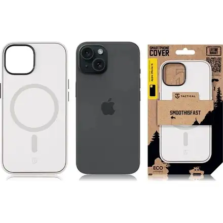Tactical MagForce SmoothIsFast Kryt Apple iPhone 15 bílý