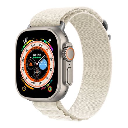 Devia řemínek Deluxe Series Sport5 Nylon Braided Adjustable Band 44/45/49mm - White