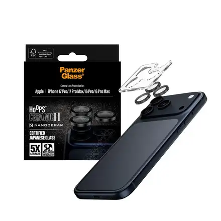 PanzerGlass ochranné sklo Hoops pro iPhone 17 Pro/17 Pro Max - Ceramic II